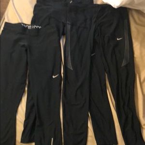 Nike dri fit leggings bundle medium